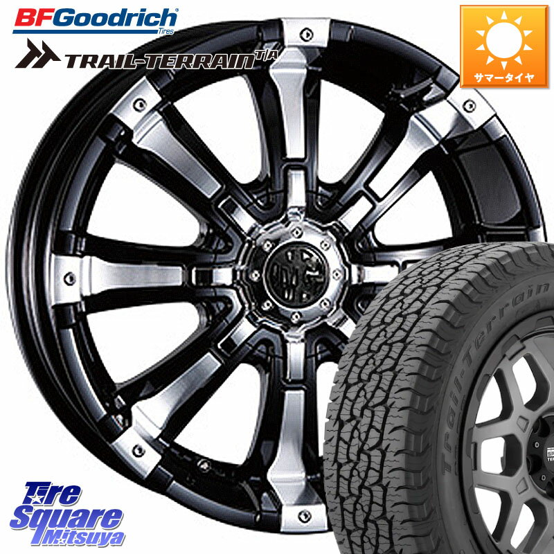 CRIMSON クリムソン BEAST ビースト ホイール 18インチ 18 X 8.5J(US) +35 6穴 139.7 BF Goodrich Trail-Terrain TA トレイルテレーンT/A ブラックウォール 285/60R18