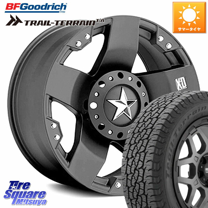 KMC XD775ROCKSTAR ホイール 17インチ 17 X 8.0J(US) +35 5穴 114.3 BF Goodrich Trail-Terrain TA トレイルテレーンT/A ブラックウォール 225/60R17