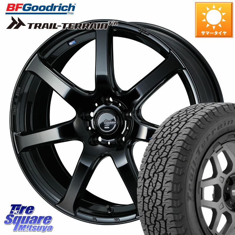 WEDS レオニス Navia ナヴィア07 ウェッズ ホイール 17インチ 17 X 6.5J +53 5穴 114.3 BF Goodrich Trail-Terrain TA トレイルテレーンT/A ブラックウォール 215/60R17 C-HR E52エルグランド RC系オデッセイ後期