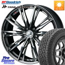 WEDS LEONIS レオニス GX ウェッズ ホイール 19インチ 19 X 7.5J +48 5穴 114.3 BF Goodrich Trail-Terrain TA トレイルテレーンT/A ブラックウォール 235/55R19