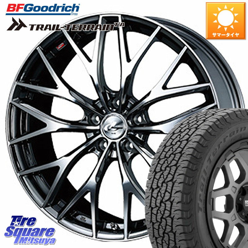 WEDS 37442 レオニス MX ウェッズ Leonis BMCMC ホイール 18インチ 18 X 8.0J +42 5穴 114.3 BF Goodrich Trail-Terrain TA トレイルテレーンT/A ブラックウォール 225/55R18 デリカD:5 SL系フォレスター