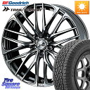 WEDS 38312 レオニス SK ウェッズ Leonis ホイール 17インチ 17 X 6.5J +53 5穴 114.3 BF Goodrich Trail-Terrain TA トレイルテレーンT/A ブラックウォール 215/60R17 C-HR E52エルグランド RC系オデッセイ後期