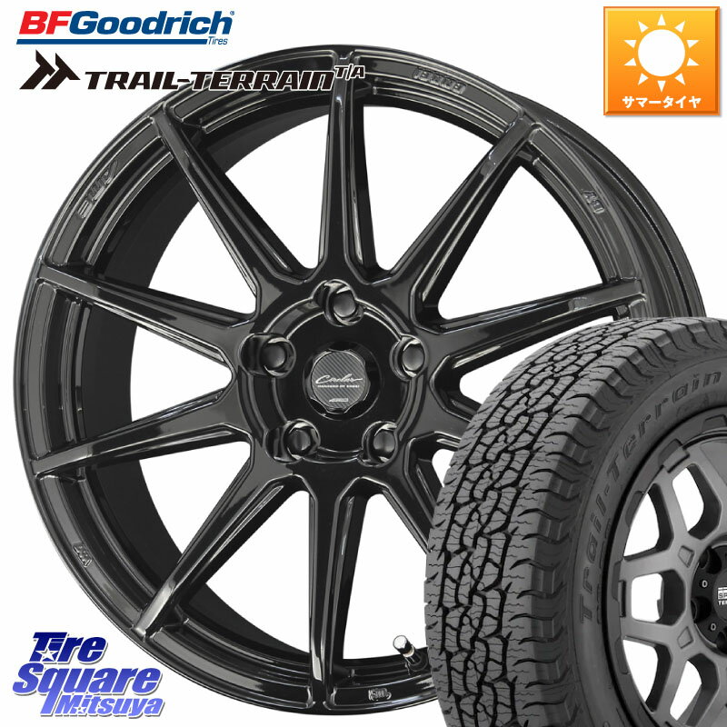 KYOHO キョウホウ CIRCLAR サーキュラー C10R 18インチ 18 X 8.0J +45 5穴 114.3 BF Goodrich Trail-Terrain TA トレイルテレーンT/A ブラックウォール 225/55R18 デリカD:5 SL系フォレスター