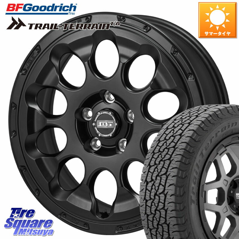 Japan三陽 ボトムガルシア CHRONO クロノ 17 X 7.0J +38 5穴 114.3 BF Goodrich Trail-Terrain TA トレイルテレーンT/A ブラックウォール 215/60R17 10系カローラクロス 20系アルファード