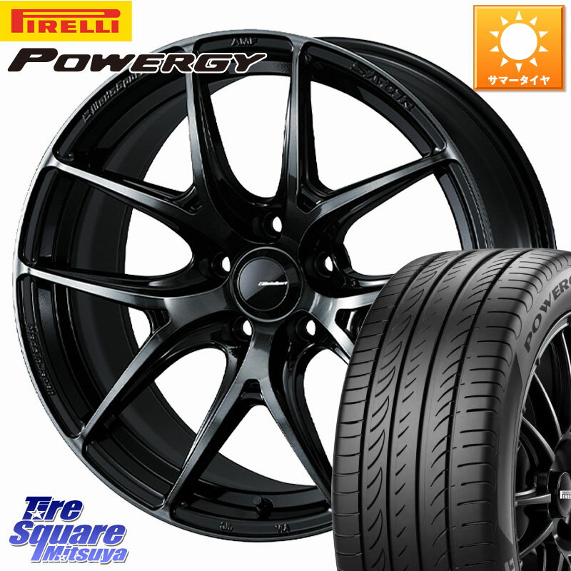 WEDS WedsSport SA-01R ホイール 17インチ 17 X 7.0J +48 5穴 114.3 ピレリ POWERGY パワジー サマータイヤ 225/60R17 E52エルグランド ZR-V レヴォーグレイバック SL系フォレスター SK系フォレスター
