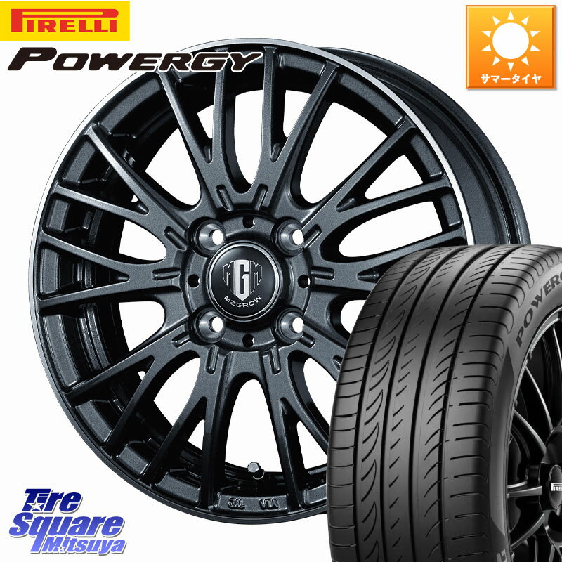 KOSEI MZ-GROW VM25R ホイール 16インチ 16 X 6.0J +50 4穴 100 ピレリ POWERGY パワジー サマータイヤ 205/45R16