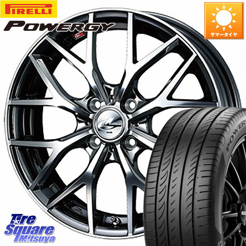 WEDS 39043 レオニス MX ウェッズ Leonis BMCMC ホイール 16インチ 16 X 6.0J +42 4穴 100 ピレリ POWERGY パワジー サマータイヤ 205/45R16