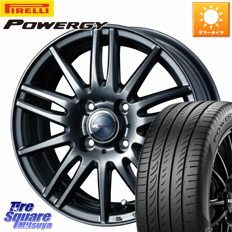 WEDS ウェッズ ZAMIK ザミック TITO 15インチ 15 X 5.5J +42 4穴 100 ピレリ POWERGY パワジー サマータイヤ 175/65R15 アクア 160系カローラフィールダー GR・GS系フィット クロスビー スイフト4穴 130系ヴィッツ スペイド