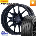 ENKEI エンケイ RACING GTC02 BK ホイール 19インチ 19 X 7.5J +45 5穴 114.3 ピレリ POWERGY パワジー サマータイヤ 225/40R19 90系ノア ヴォクシー ヤリスクロス P15キックス RC系オデッセイ前期