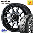 グッドイヤー ベクター Vector 4Seasons Hybrid オールシーズンタイヤ 195/60R16 WEDS マッドヴァンス 06 MUD VANC...