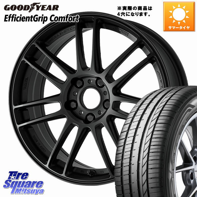 WORK EMOTION ZR7 ホイール 17インチ◇参考画像 17 X 7.0J +38 4穴 100 グッドイヤー EffcientGrip Comfort サマータイヤ 205/40R17 ロードスター(ローダウン等)