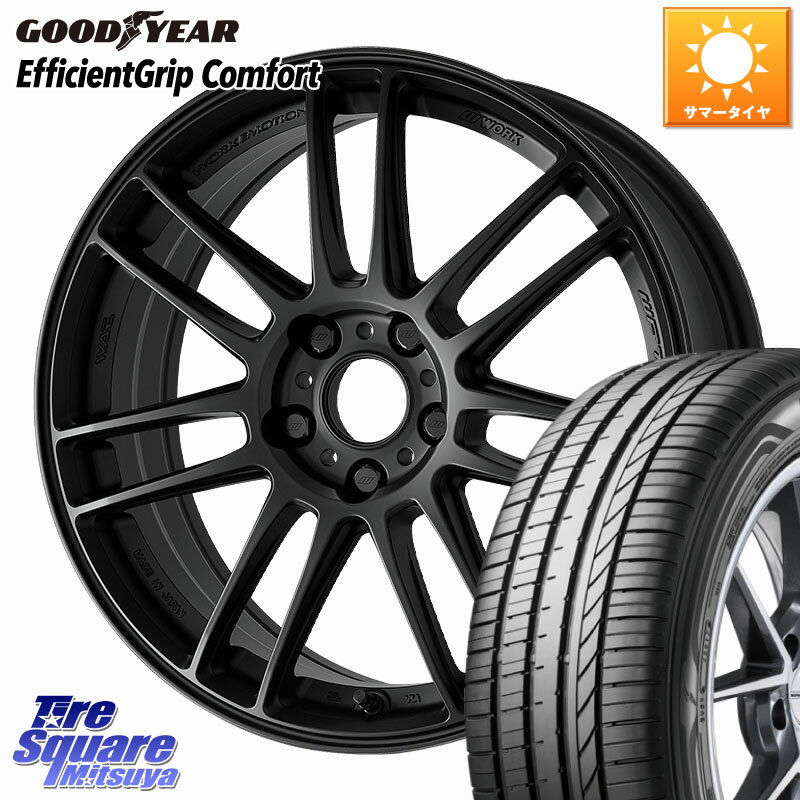WORK EMOTION ZR7 ホイール 18インチ 18 X 8.5J +47 5穴 114.3 グッドイヤー EffcientGrip Comfort サマータイヤ 245/45R18