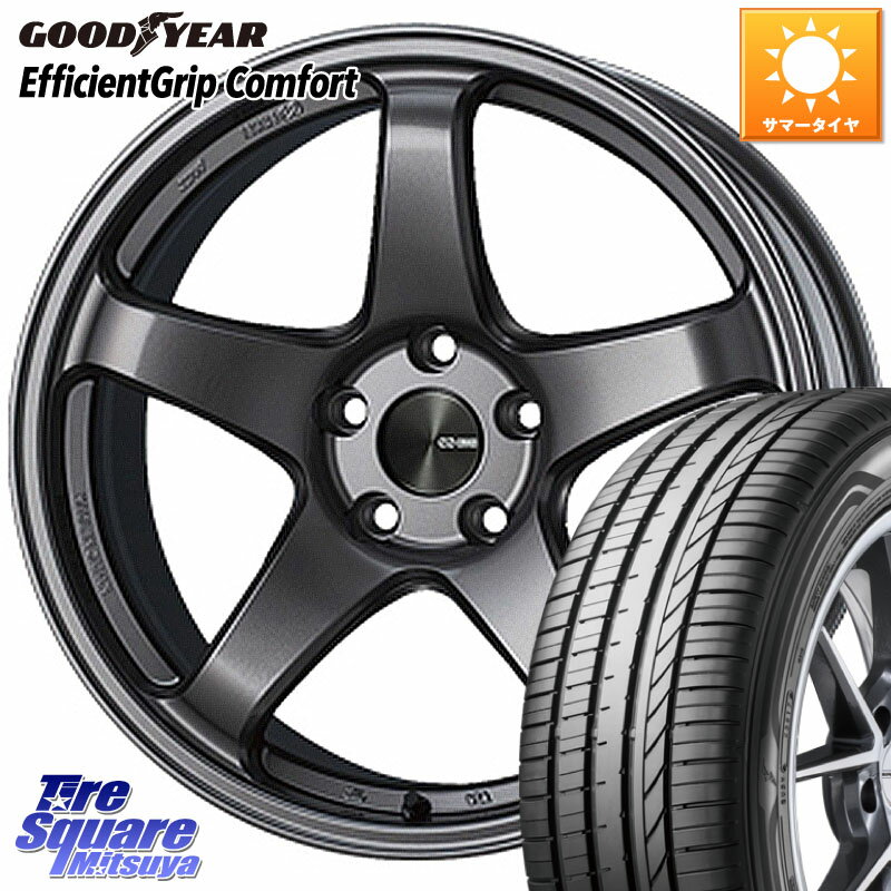 ENKEI エンケイ PerformanceLine PF05 DS 18インチ 18 X 8.0J(MINI F54) +50 5穴 112 グッドイヤー EffcientGrip Comfort サマータイヤ 225/40R18 MINI ミニ クラブマン F54