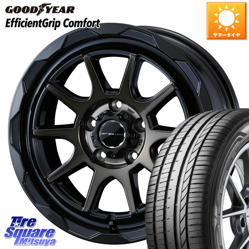 WEDS マッドヴァンス 06 MUD VANCE 06 ホイール 16インチ 16 X 6.0J +40 5穴 100 グッドイヤー Effcien..