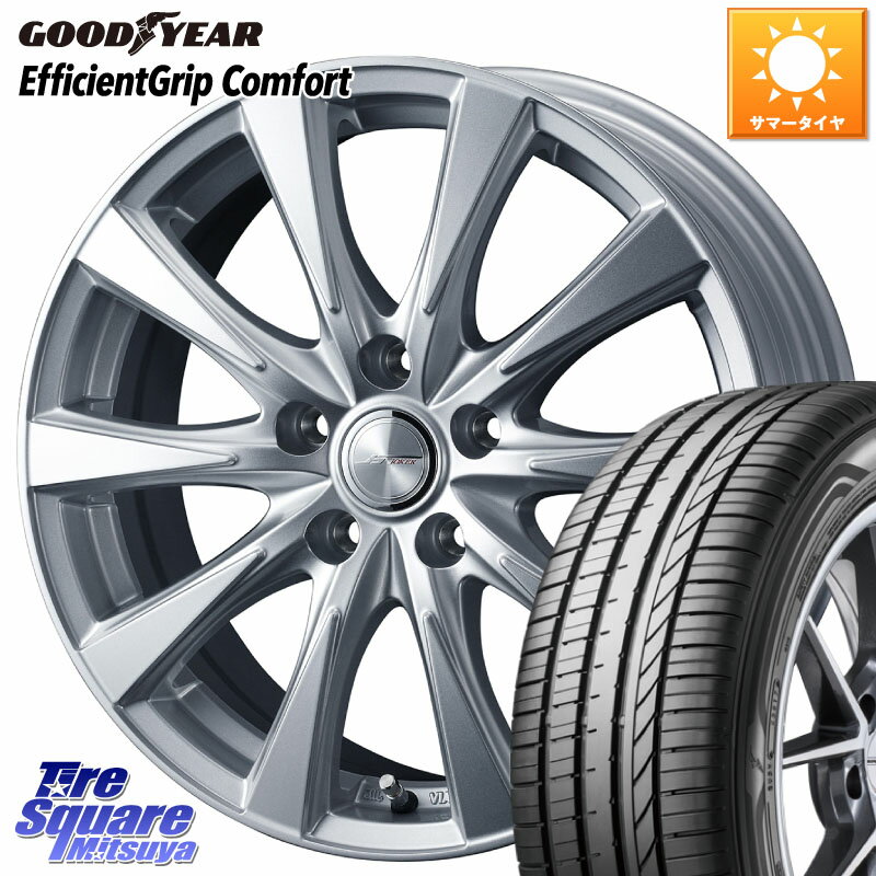 WEDS ジョーカースピリッツ ホイール 15 X 6.0J +43 5穴 100 グッドイヤー EffcientGrip Comfort サマータイヤ 195/65R15 210系カローラスポーツ 50系プリウス