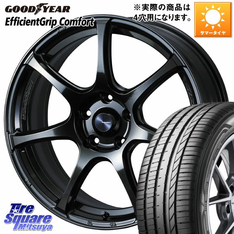 WEDS 74017 ウェッズ スポーツ SA75R SA-75R 16インチ 16 X 5.0J +45 4穴 100 グッドイヤー EffcientGrip Comfort サマータイヤ 165/50R16 N-BOX タント