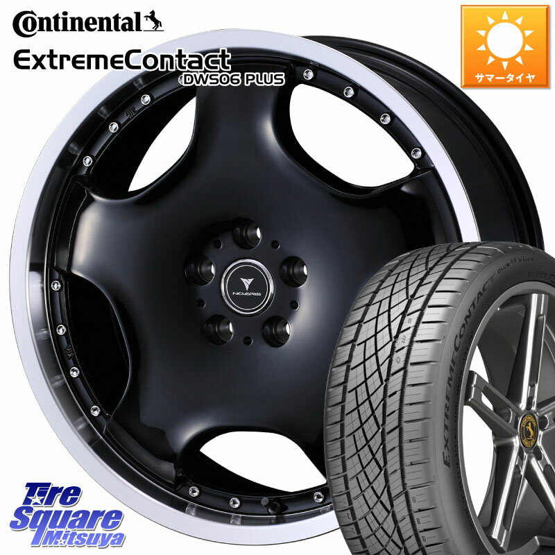 WEDS NOVARIS ASSETE D1 ホイール 18インチ 18 X 8.0J +42 5穴 114.3 コンチネンタル ExtremeContact DWS06 PLUS エクストリームコンタクト 245/45R18