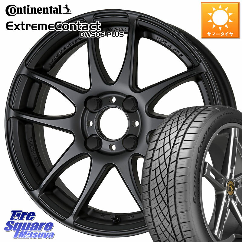 WORK EMOTION CR Kiwami 極 ホイール 16インチ 16 X 6.5J +48 4穴 100 コンチネンタル ExtremeContact DWS06 PLUS エクストリームコンタクト 205/45R16