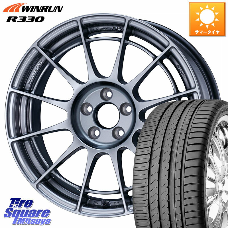 ENKEI Racing Revolution NT03RR For GR86 / BRZ Cup ホイール 17インチ 17 X 7.5J +44 5穴 100 WINRUN R330 サマータイヤ 215/45R17 210・A10系カローラ 210系カローラスポーツ 50系プリウス BRZ・86・GR86