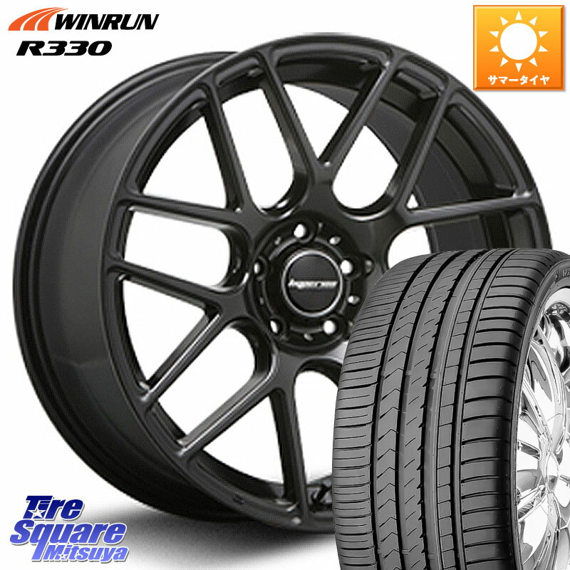 MLJ hyperion ハイペリオン CVM ホイール 20インチ 20 X 8.5J +35 5穴 114.3 WINRUN R330 サマータイヤ 255/45R20 アウトランダーPHEV