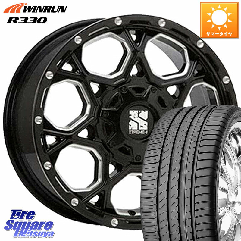MLJ XJ06 XTREME-J エクストリームJ ホイール 17インチ 17 X 7.0J +50 5穴 114.3 WINRUN R330 サマータイヤ 205/55R17 80系ノア ヴォクシー MAZDA3