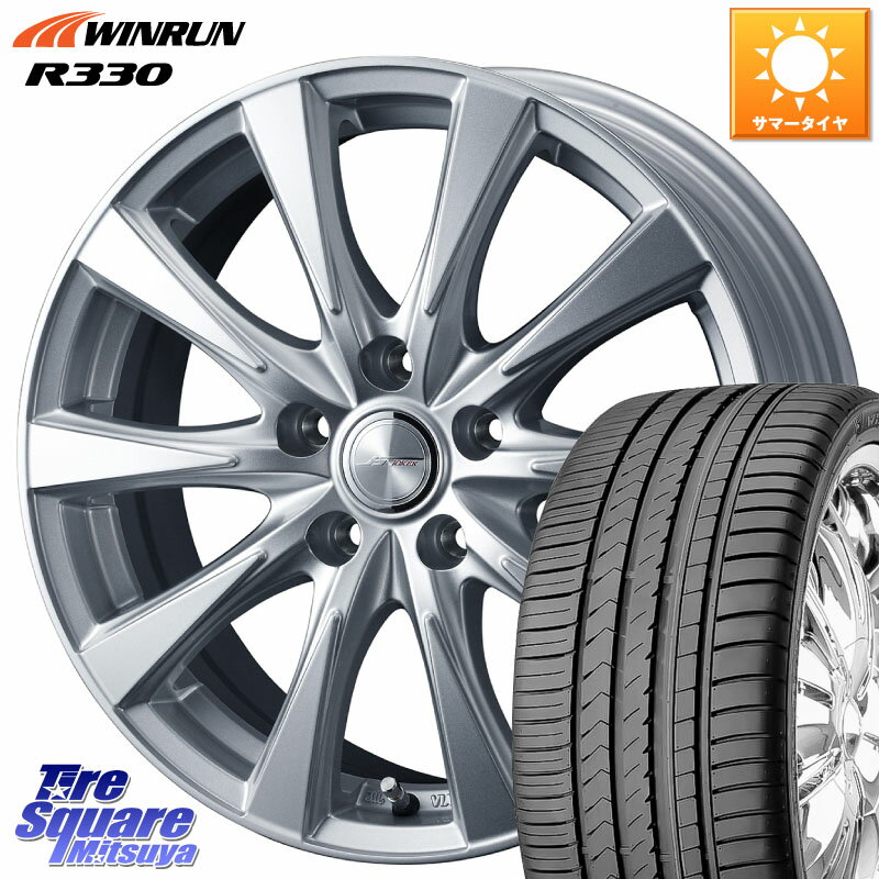 WEDS ジョーカースピリッツ ホイール 17 X 7.0J +48 5穴 100 WINRUN R330 サマータイヤ 205/45R17 10系シエンタ