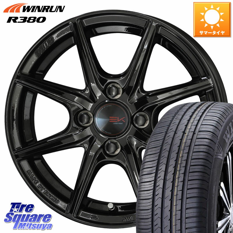 KYOHO SEIN EK ザインEK ホイール 14インチ 14 X 5.5J +43 4穴 100 WINRUN R380 サマータイヤ 165/70R14 K13マーチ Mx27/37/47Sソリオ・デリカD2 140系ポルテ