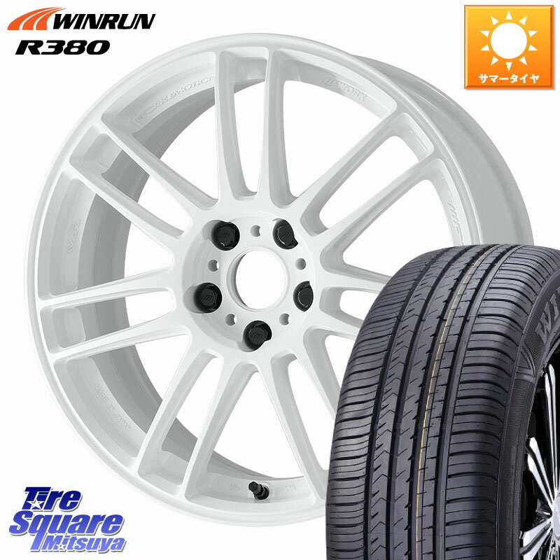 WORK EMOTION ZR7 ホイール 18インチ 18 X 7.5J +53 5穴 114.3 WINRUN R380 サマータイヤ 225/60R18 CX-5 CX-8 BT5レガシィアウトバック