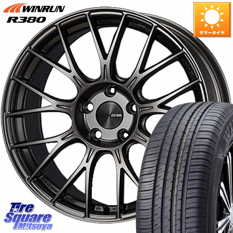 ENKEI エンケイ PerformanceLine PFM1 17インチ 17 X 8.0J +35 5穴 114.3 WINRUN R380 サマータイヤ 215/60R17 20系アルファード