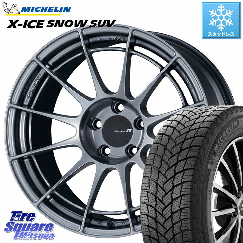 ミシュラン X-ICE SNOW エックスアイススノー SUV XICE SNOW SUV スタッドレス ミツヤ 正規品 225/65R17 ENKEI エンケイ Racing Revolution NT03RR ホイール 17 X 7.5J +50 5穴 114.3 BT5レガシィアウトバック