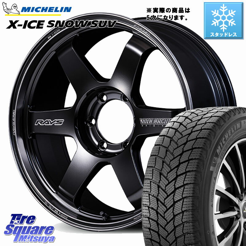 ミシュラン X-ICE SNOW エックスアイススノー SUV XICE SNOW SUV スタッドレス ミツヤ 正規品 295/45R20 RAYS ボルクレーシング TE37 ウルトラ ラージ PCD Black shadow LTD. ホイール 20インチ◇参考画像 20 X 9.5J +55 5穴 150