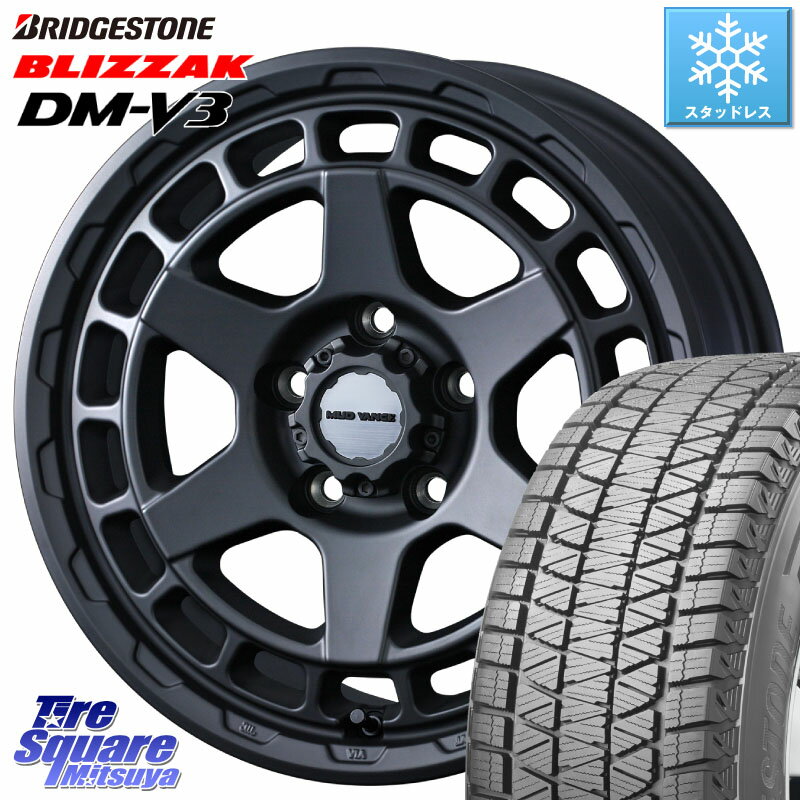 ブリヂストン ブリザック DM-V3 DMV3 国内正規 スタッドレス ミツヤ【欠品次回11月下旬】 265/70R17 WEDS MUDVANCE X TYPE S ホイール 17インチ 17 X 8.0J +38 5穴 127 クライスラー ジープ ラングラー JK系 クライスラー ジープ ラングラー JL系