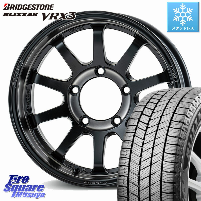 ブリヂストン BLIZZAK VRX3 ブリザック スタッドレス ミツヤ 215/70R16 RAYS 【欠品次回2~3月】 A LAP-J 2324 LIMITED EDITION ※インセット-5 鍛造 ホイール 16インチ 16 X 6.0J +0 5穴 139.7 ジムニー専用(要オーバーフェンダー等) ジムニ−シエラ・ノマド(カスタム)