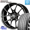 ブリヂストン ブリザック BLIZZAK VRX3 スタッドレス ミツヤ 245/45R18 RAYS 【欠品次回11~12月】 G025 VOLK RACIN...