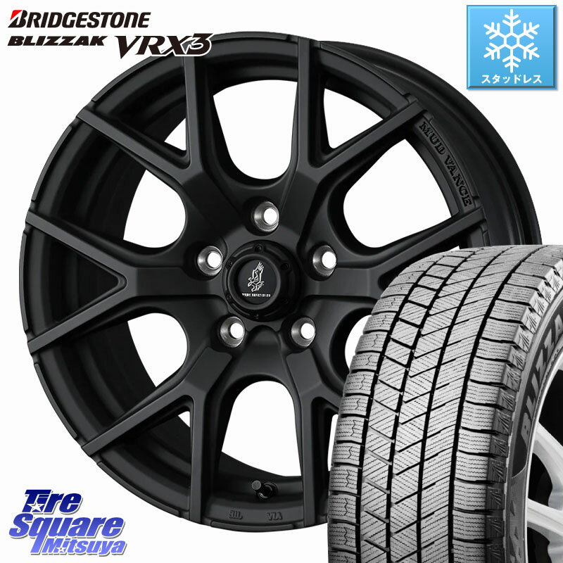 ブリヂストン BLIZZAK VRX3 ブリザック スタッドレス ミツヤ 235/55R18 WEDS 【欠品次回01月上旬】 MUDVANCE SD ホイール 18インチ 18 X 7.5J +35 5穴 114.3