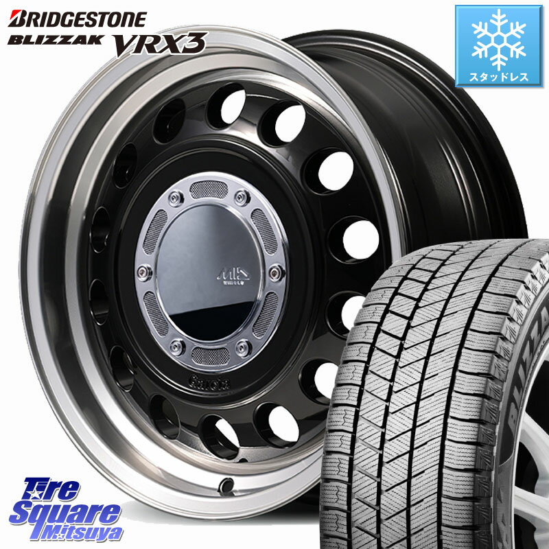 ブリヂストン BLIZZAK VRX3 2025年製 在庫● ブリザック スタッドレス ミツヤ 165/65R15 MANARAY MID GA..