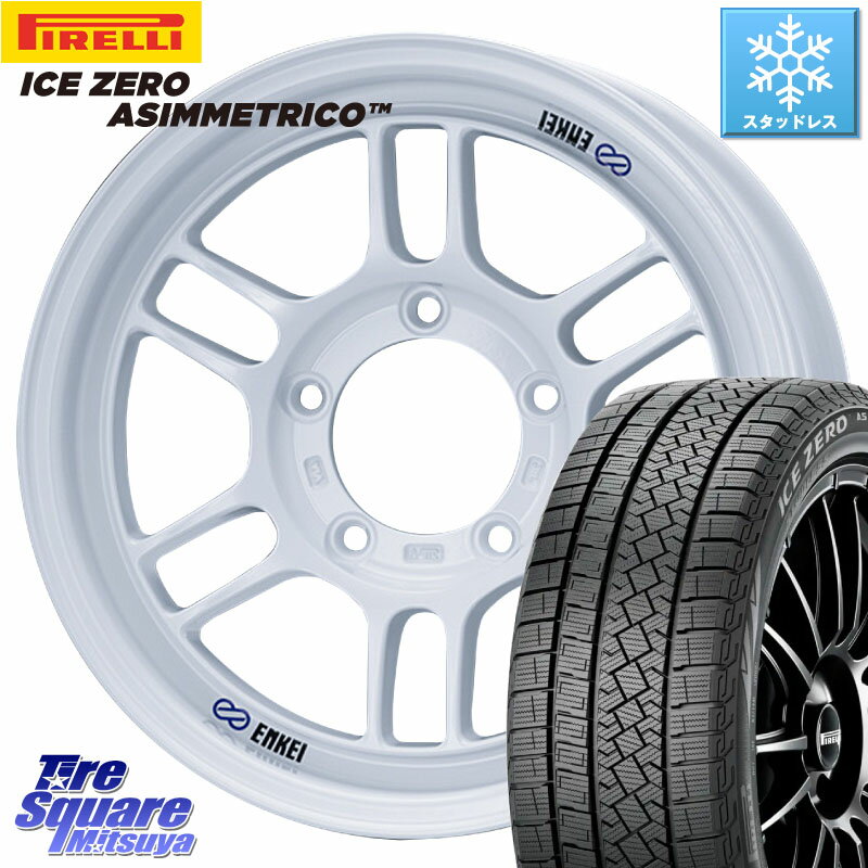 ピレリ ICE ZERO ASIMMETRICO スタッドレス ミツヤ 215/65R16 ENKEI エンケイ ALLROAD RPT1 ジムニー ホイール 16インチ 16 X 6.0J +0 5穴 139.7 ジムニー専用(要オーバーフェンダー等) ジムニ−シエラ・ノマド(カスタム)