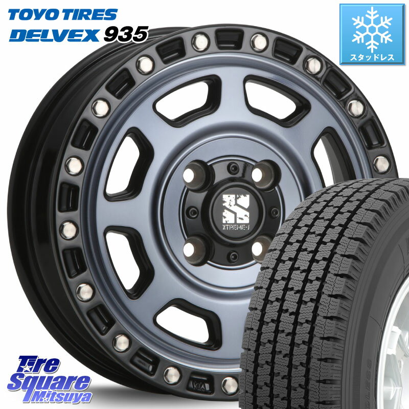 TOYO DELVEX 935 デルベックス 935 スタッドレス ミツヤ 145/80R12 86*84 MLJ XJ07 XTREME-J 4H IND エクストリームJ 12インチ 12 X 4.0J +42 4穴 100