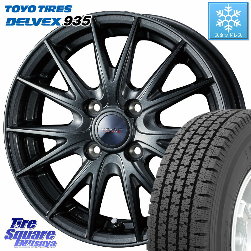 TOYO DELVEX 935 デルベックス 935 スタッドレス ミツヤ 145/80R12 86*84 WEDS ウェッズ ヴェルヴァ スポルト2 ホイール 12インチ 12 X 4.0J +42 4穴 100