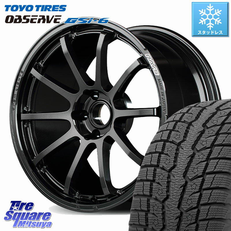 TOYO OBSERVE GSi-6 Gsi6 2024年製〜 スタッドレス ミツヤ 225/55R19 RAYS 【欠品次回3~4月】 gramLIGHTS 57NR ホイール 19インチ 19 X 8.0J +48 5穴 114.3 CX-5 CX-8 BT5レガシィアウトバック