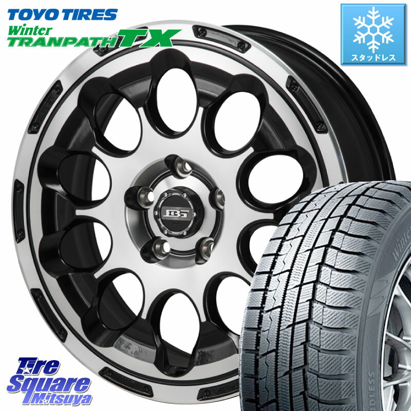 TOYO WINTERTRANPATH TX 2025年製 在庫● ウィンター トランパス 4本単位での販売 スタッドレス ミツヤ 215/50R17 KOSEI BOTTOM GARCIA CHRONO ホイール 17インチ 17 X 7.0J +38 5穴 114.3 プリウスアルファ リーフ