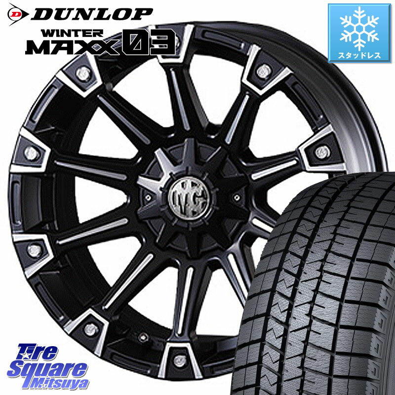 DUNLOP ウィンターマックス03 WM03 ダンロップ スタッドレス ミツヤ 245/40R20 CRIMSON クリムソン MONSTER モンスター ホイール 20インチ 20 X 8.5J +35 5穴 114.3 30系アルファード 30系ヴェルファイア 20系アルファード