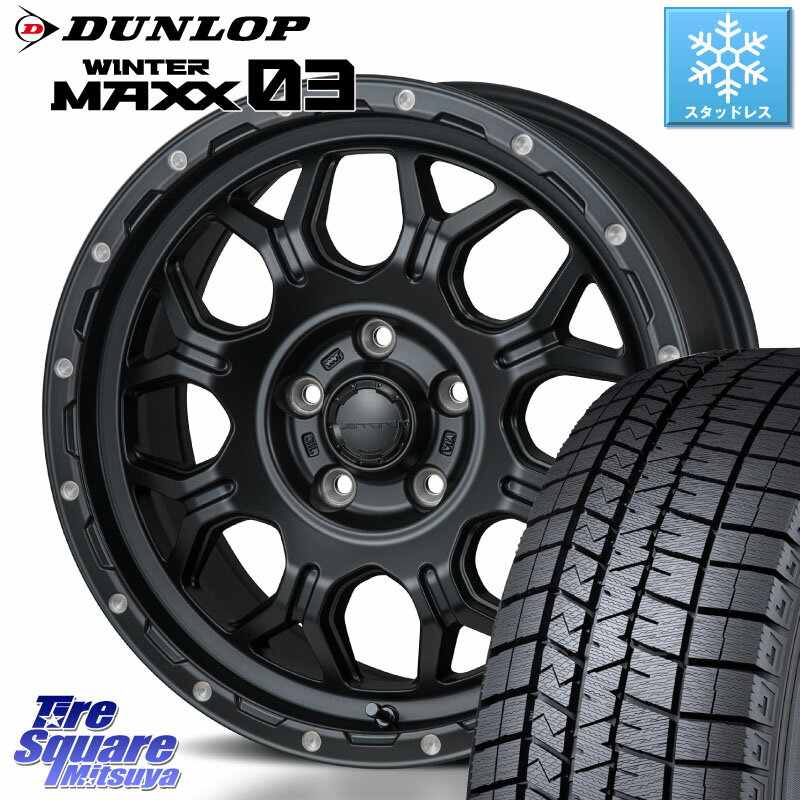 DUNLOP ウィンターマックス03 WM03 ダンロップ スタッドレス ミツヤ 215/55R17 MONZA HI-BLOCK JERRARD ホイール 4本 17インチ 17 X 7.5J +41 5穴 114.3 70系カムリ