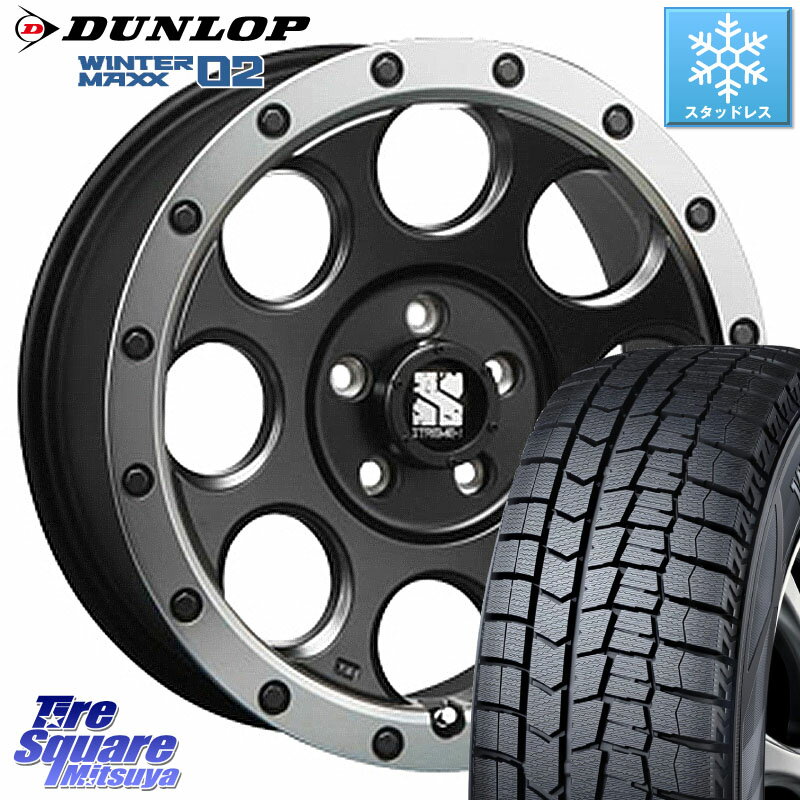 DUNLOP ウィンターマックス02 WM02 XL CUV ダンロップ スタッドレス ミツヤ 205/50R17 MLJ XJ03 エクストリームJ XTREME-J ホイール 17インチ 17 X 7.5J +42 5穴 114.3 GRヤリスRSノーマルキャリパー