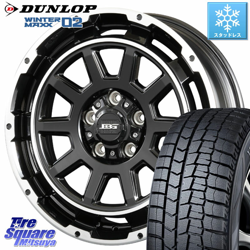 DUNLOP ウィンターマックス02 WM02 XL CUV ダンロップ スタッドレス ミツヤ 205/50R17 KOSEI ボトムガルシア ディグレ ホイール 17 X 7.0J +40 5穴 114.3 GRヤリスRSノーマルキャリパー