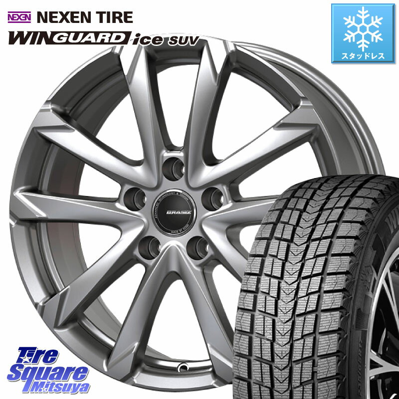 NEXEN WINGUARD ice SUV 2025年製 スタッドレス ミツヤ ネクセン ウィンガードアイスSUV 215/70R16 KOSEI QGC611S QRASIZ GC36F クレイシズ ホイール 16インチ 16 X 6.5J +47 5穴 114.3 SK系フォレスター
