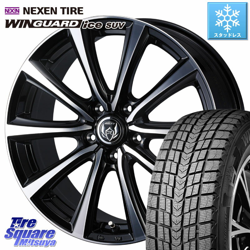 NEXEN WINGUARD ice SUV 2025年製 スタッドレス ミツヤ ネクセン ウィンガードアイスSUV 215/70R16 WEDS ウエッズ RIZLEY MS ホイール 16インチ 16 X 6.5J +47 5穴 114.3 SK系フォレスター