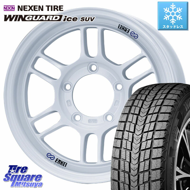 NEXEN WINGUARD ice SUV 2025年製 スタッドレス ミツヤ ネクセン ウィンガードアイスSUV 215/70R16 ENKEI エンケイ ALLROAD RPT1 ジムニー ホイール 16インチ 16 X 6.0J(JB74) +0 5穴 139.7 ジムニ−シエラ・ノマド