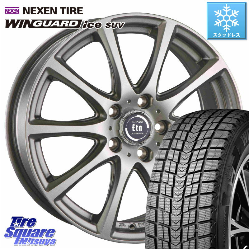 NEXEN WINGUARD ice SUV 2025年製 スタッドレス ミツヤ ネクセン ウィンガードアイスSUV 215/70R16 阿部商会 ティラード イータ 16 X 6.5J +48 5穴 114.3 SK系フォレスター