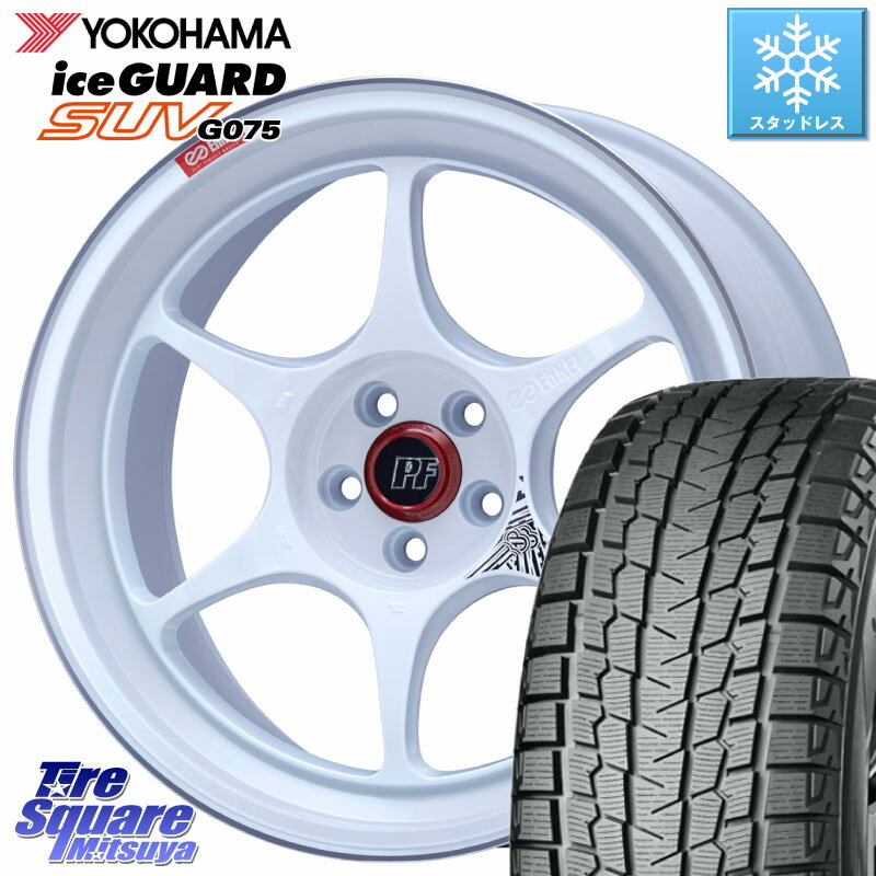 YOKOHAMA R1584 iceGUARD SUV G075 アイスガード ヨコハマ スタッドレス ミツヤ 235/65R17 ENKEI エンケイ PerformanceLine PF06 ホイール 17インチ 17 X 7.0J +45 5穴 114.3